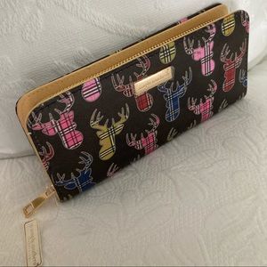 New Simply Southern Deer Head Large Wallet